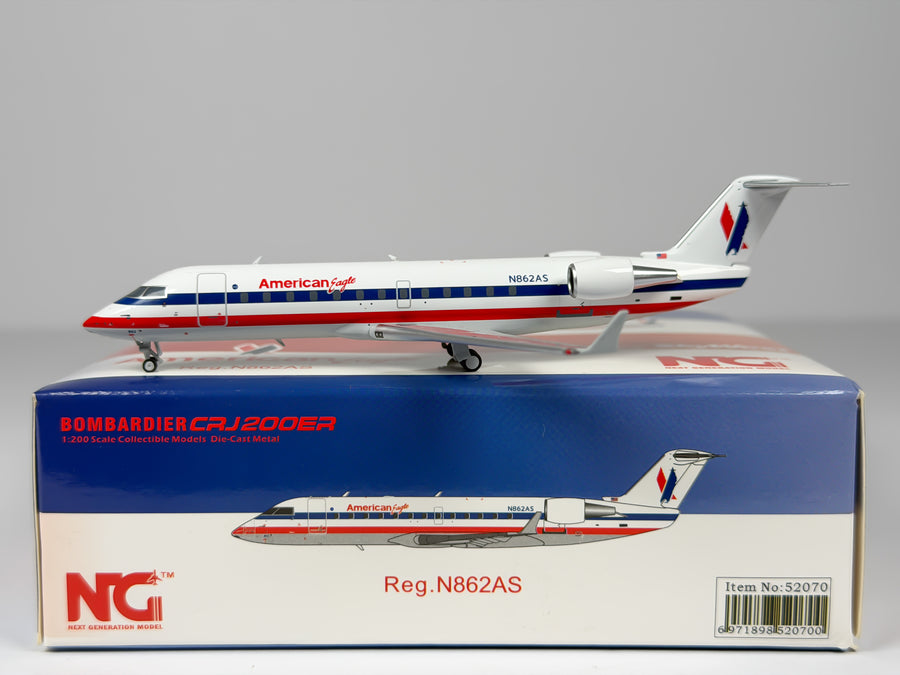 American Eagle Bombardier CRJ200 1:200 NG Models N862AS (52070)