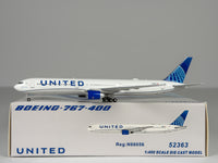 United Airlines Boeing 767-400ER 1:400 Panda Models N66056 (52363)