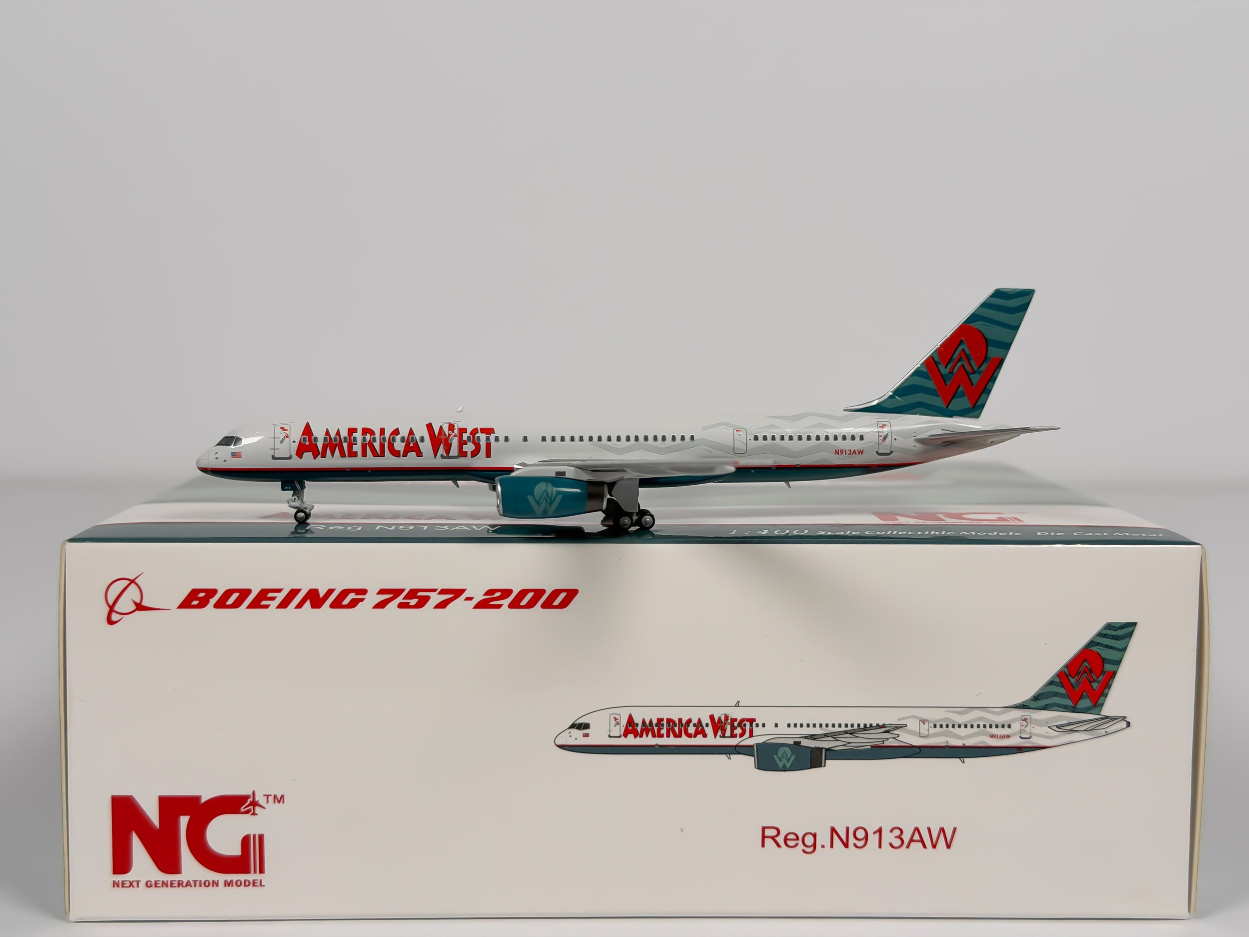 America West Boeing 757-200 1:200 NG Models N913AW (53087)