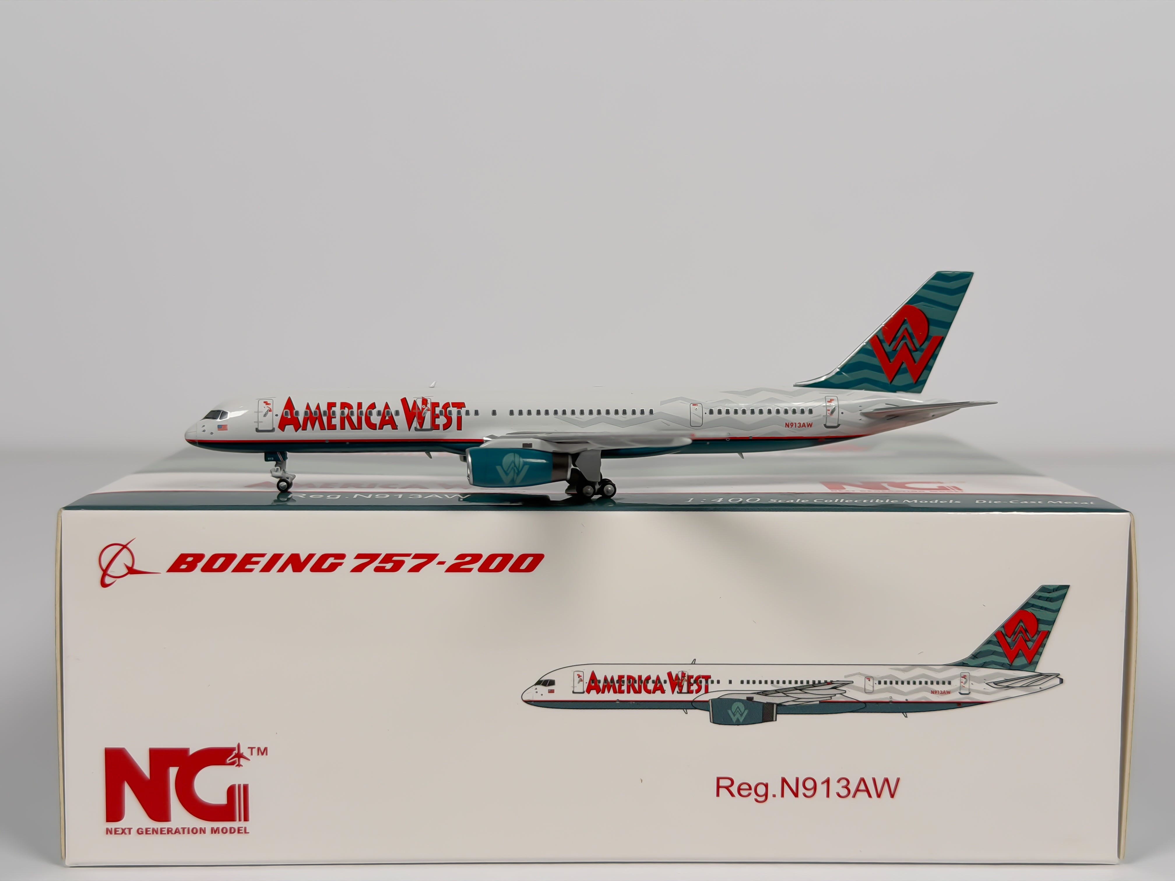 America West Boeing 757-200 1:200 NG Models N913AW (53087)