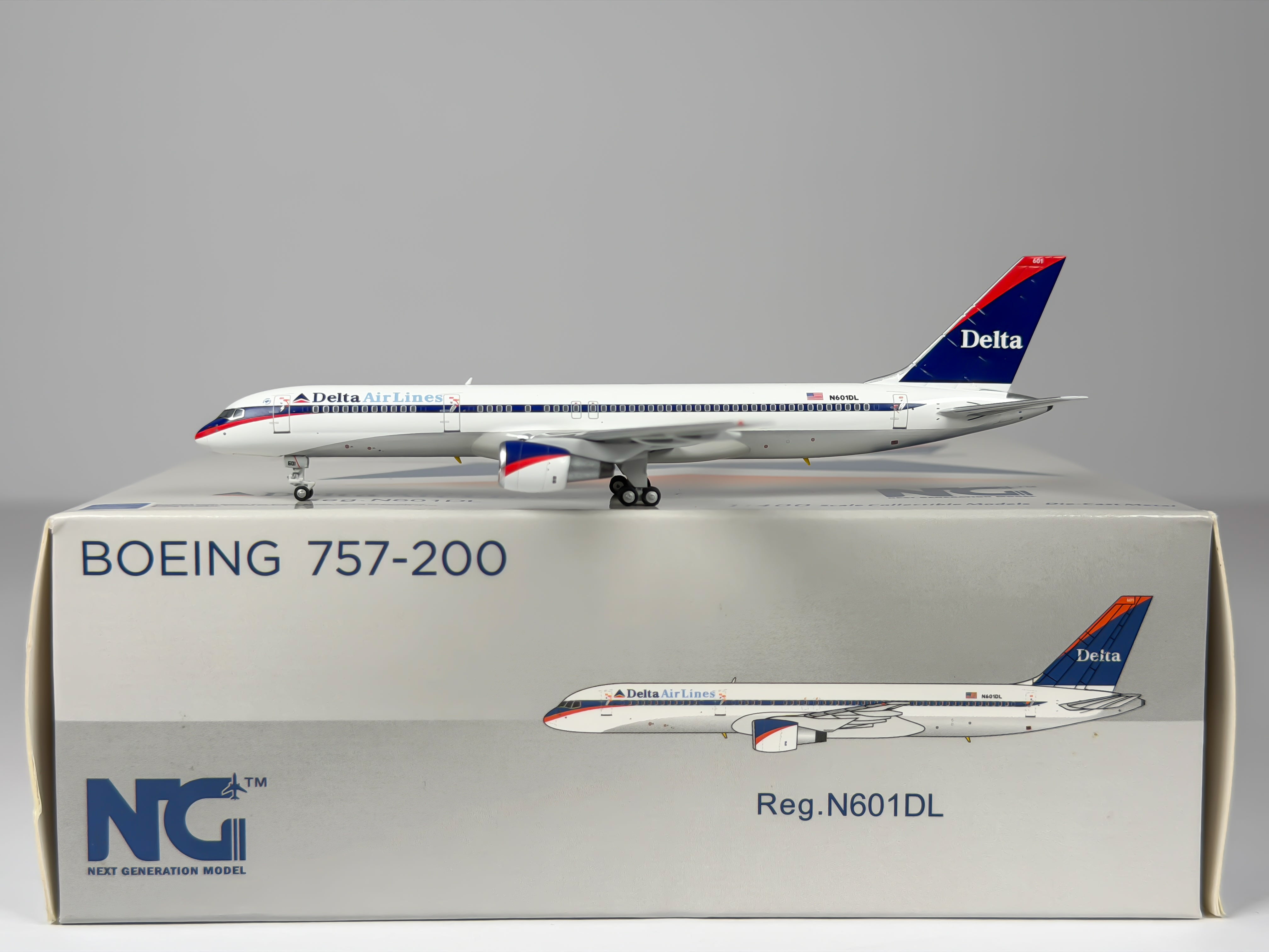 Delta Air Lines Boeing 757-200 1:400 NG Models N601DL (53170)