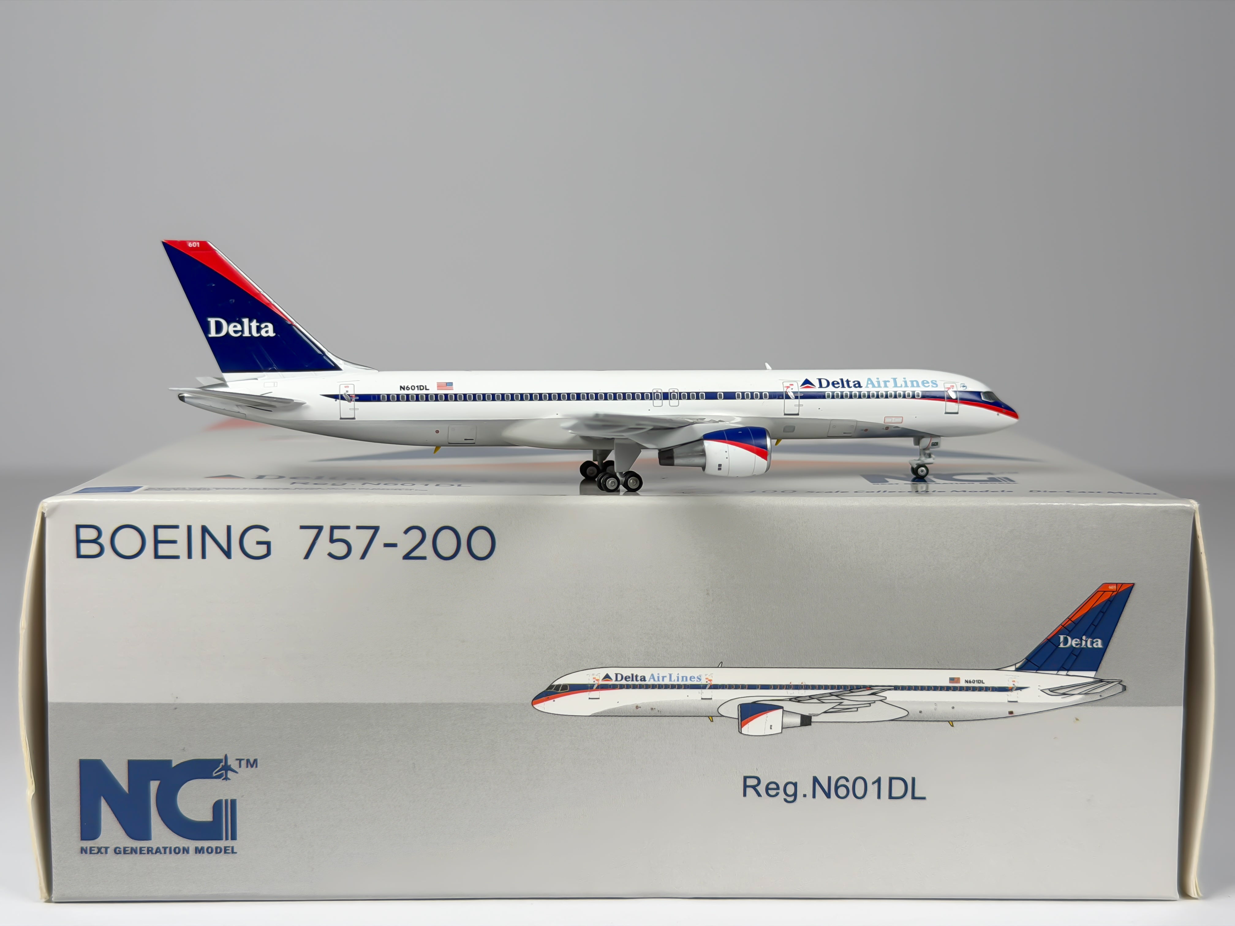 Delta Air Lines Boeing 757-200 1:400 NG Models N601DL (53170)