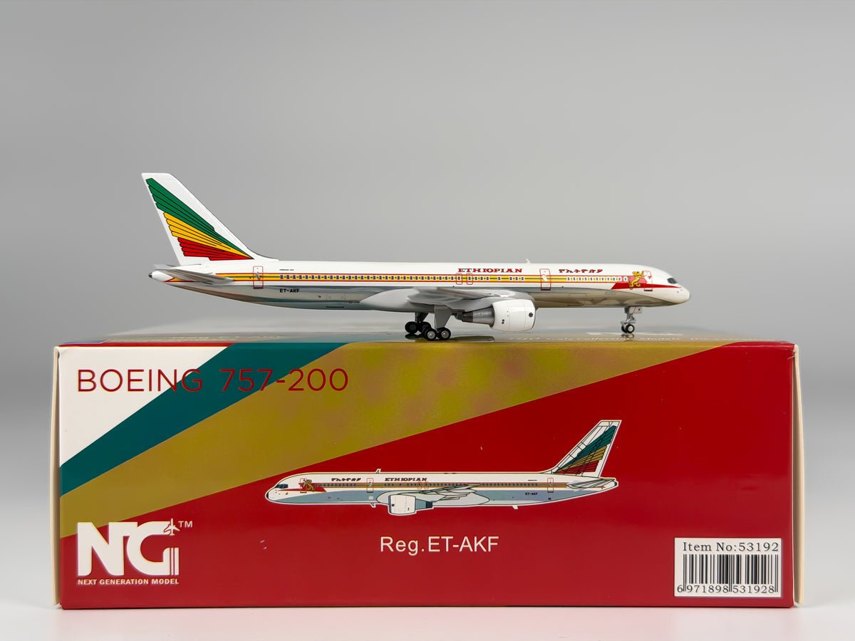 Ethiopian Airlines Boeing 757-200 1:400 NG Models ET-AKF (53192)