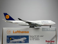 Lufthansa Boeing 747-400 1:200 Herpa D-ABVR (550031)