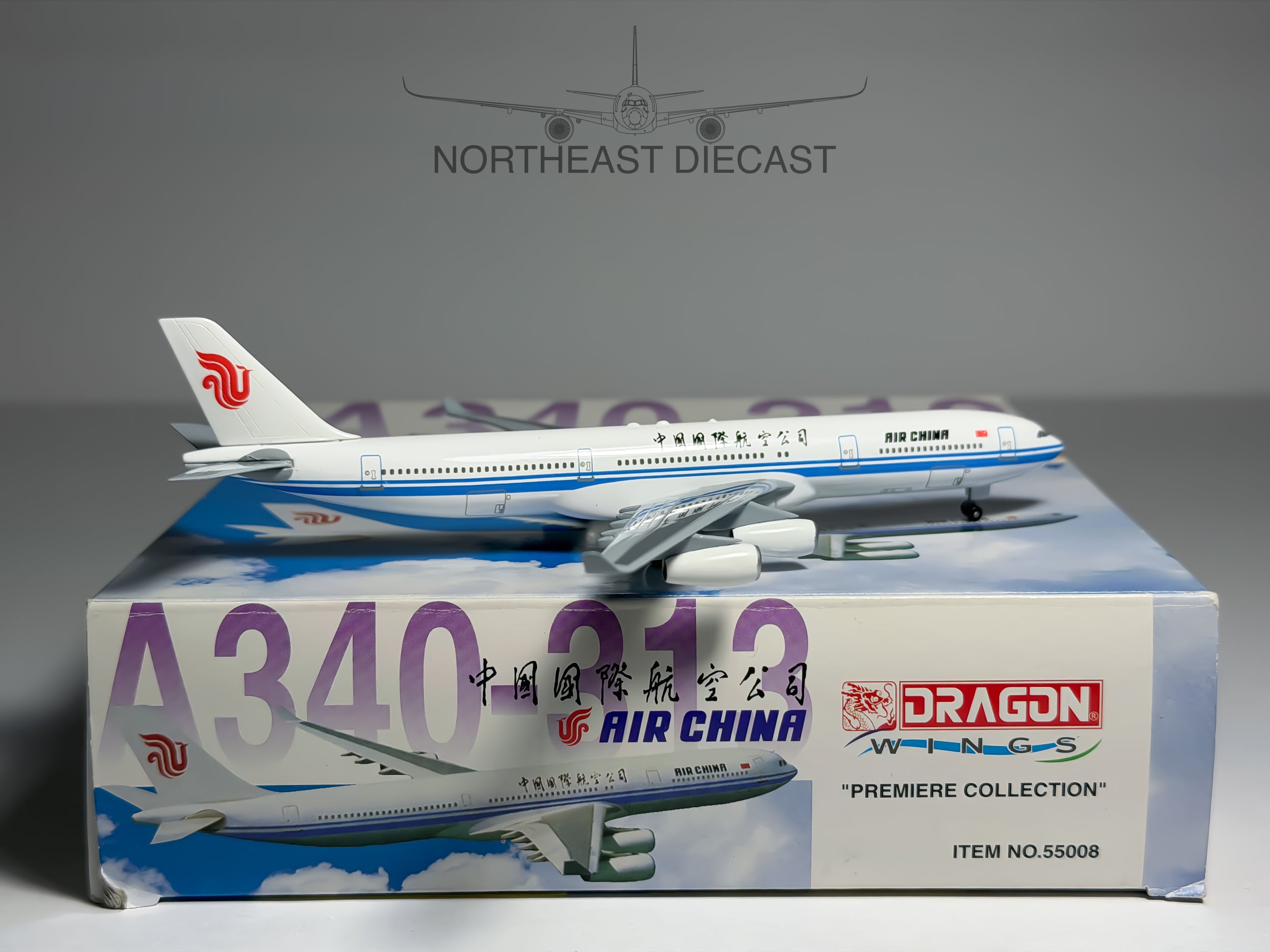 Air China Airbus A340-200 1:400 Dragon Wings (55008)
