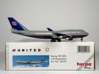 United Airlines Boeing 747-400 1:200 Herpa N118UA (550161)