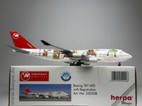 Northwest Airlines Boeing 747-400 1:200 Herpa N670US (550208)