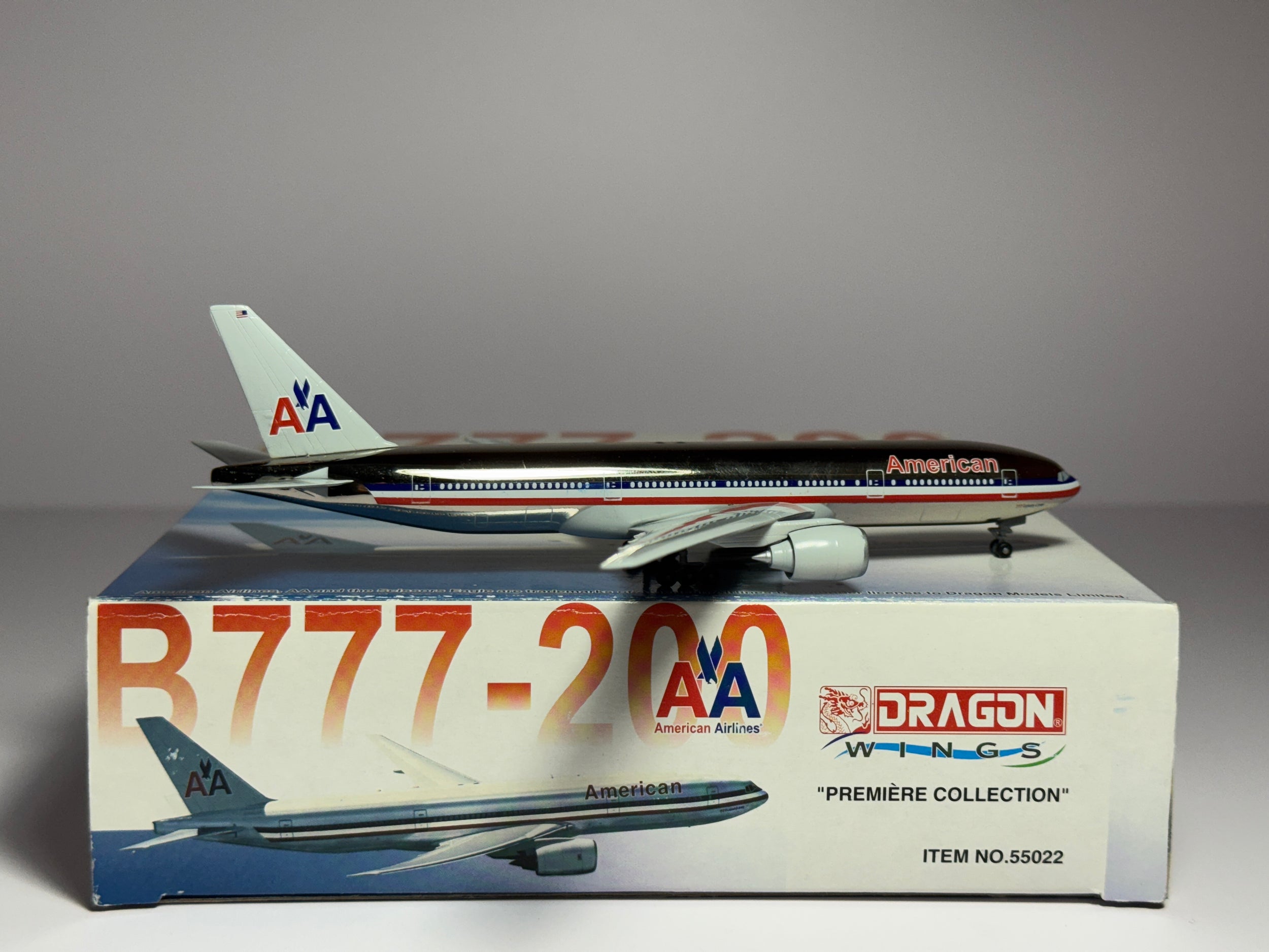 Dragon Wings 1:400 American Airlines Boeing 777-200 N/A 55022