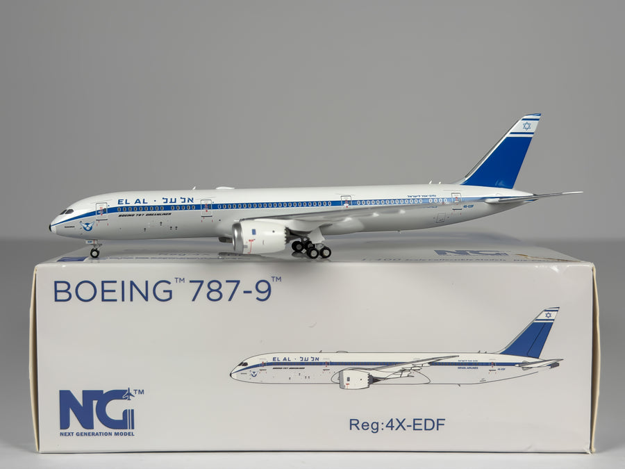 El Al Israel Airlines Boeing 787-9 1:400 NG Models 4X-EDF (55023)