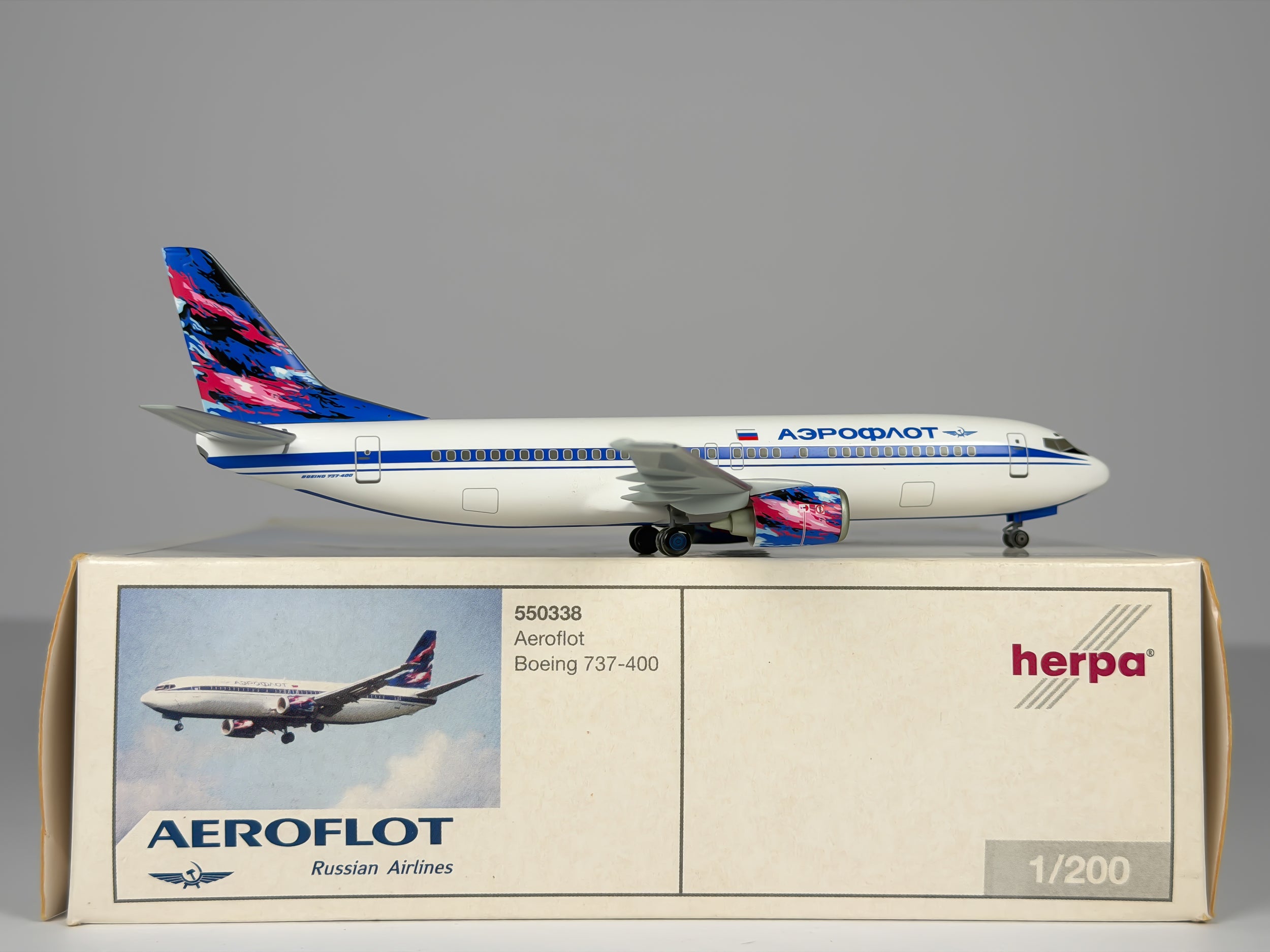 Aeroflot Boeing 737-400 1:200 Herpa (550338)