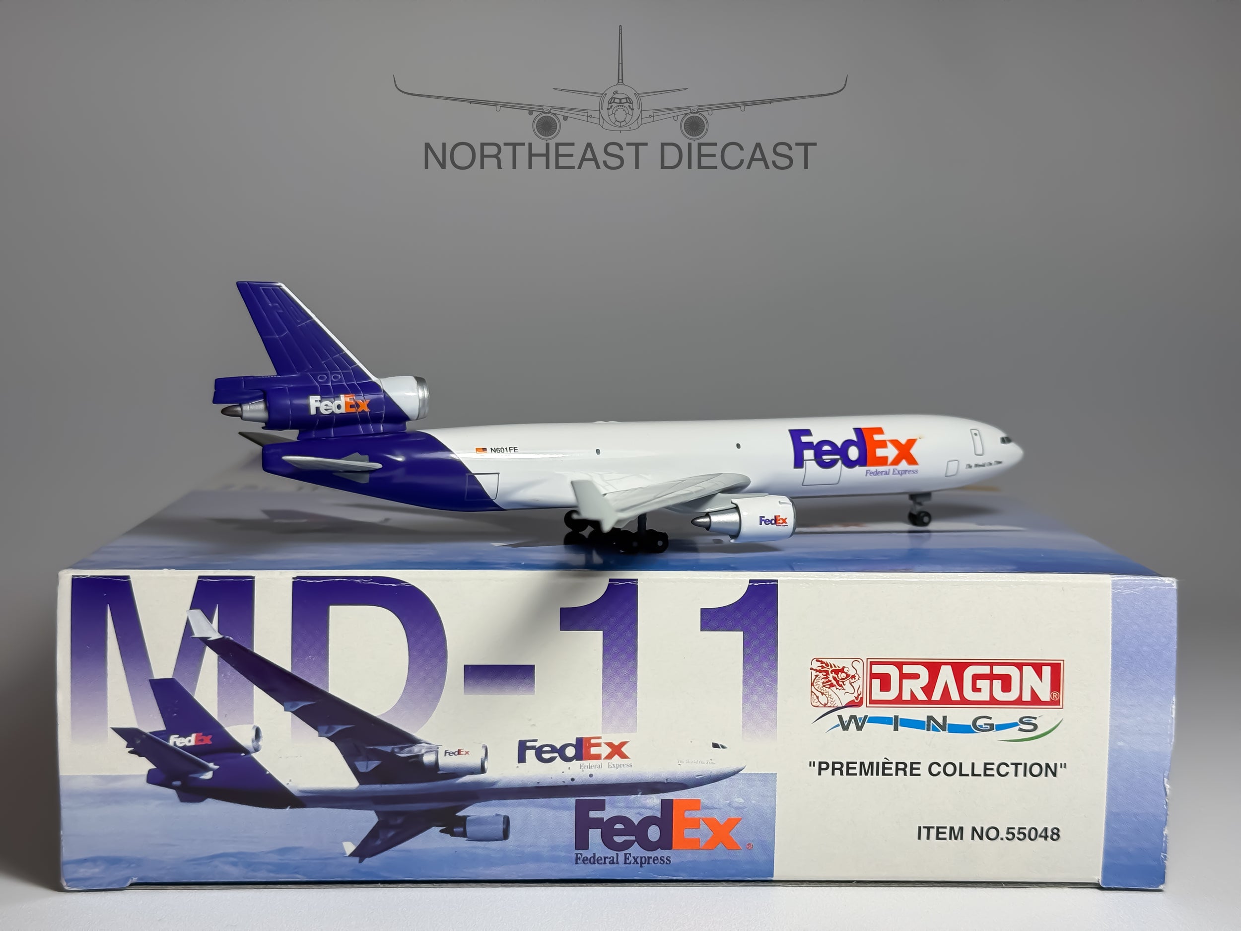 FedEx Express McDonnell Douglas MD-11F 1:400 Dragon Wings N601FE (55048)