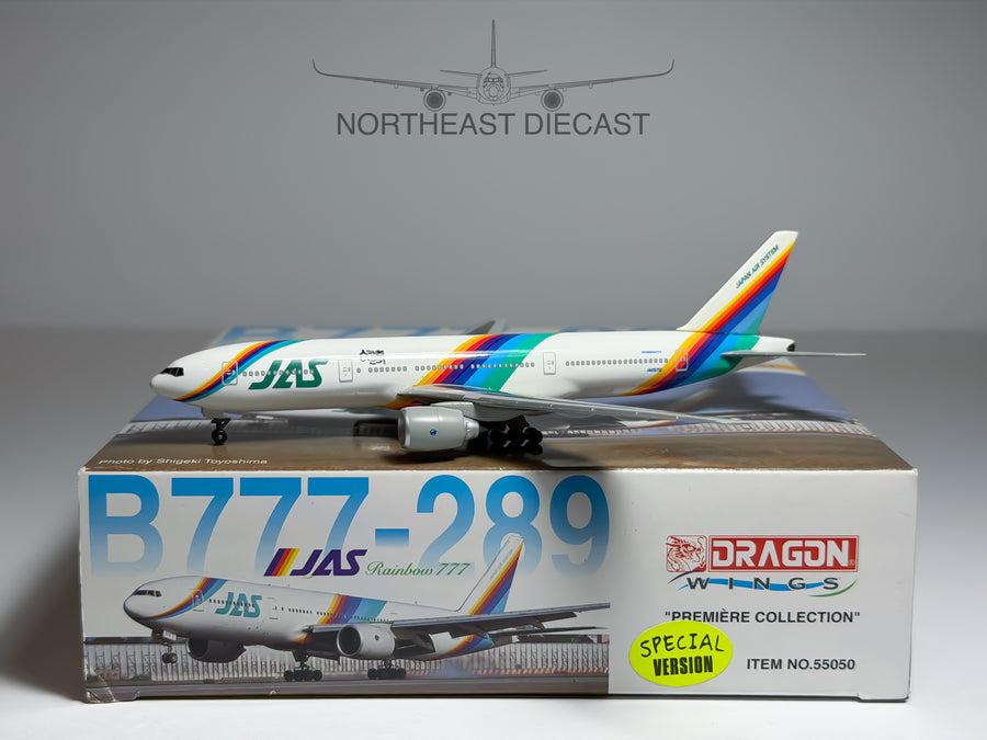 Japan Air System (JAS) Boeing 777-200 1:400 Dragon Wings JA007D (55050)
