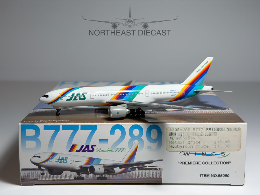 Japan Air System (JAS) Boeing 777-200 1:400 Dragon Wings JA8977 (55050)
