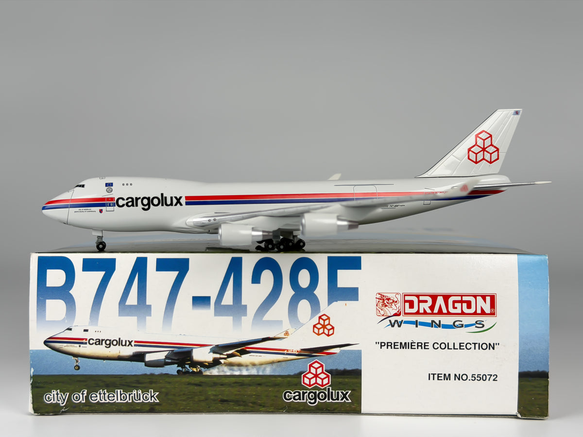 Cargolux Boeing 747-400F 1:400 Dragon Wings LX-ICV (55072)
