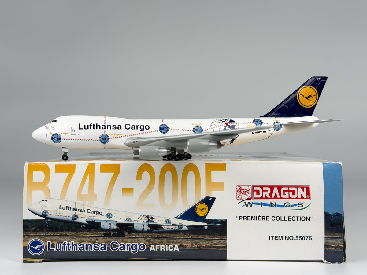 Lufthansa Cargo Boeing 747-200F 1:400 Dragon Wings D-ABZF (55075)