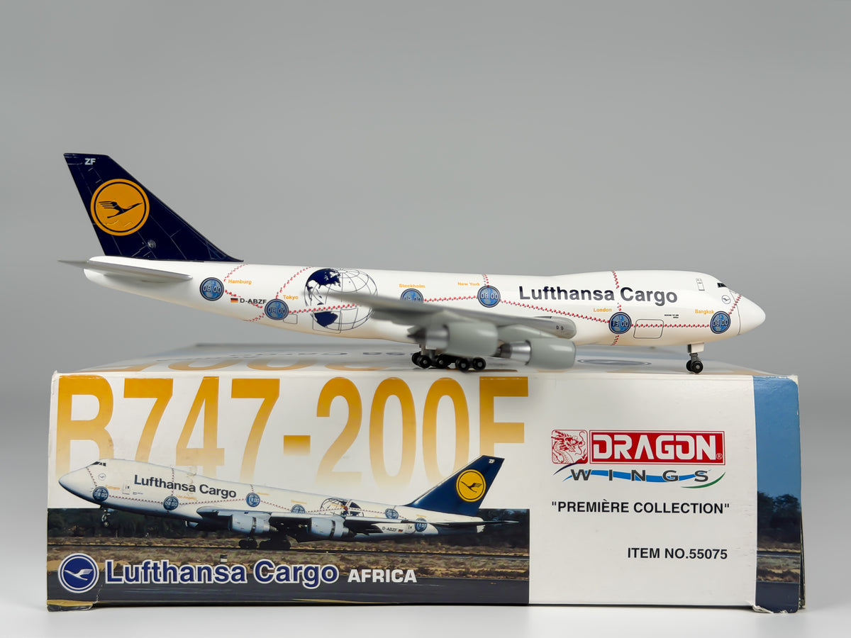 Lufthansa Cargo Boeing 747-200F 1:400 Dragon Wings D-ABZF (55075)