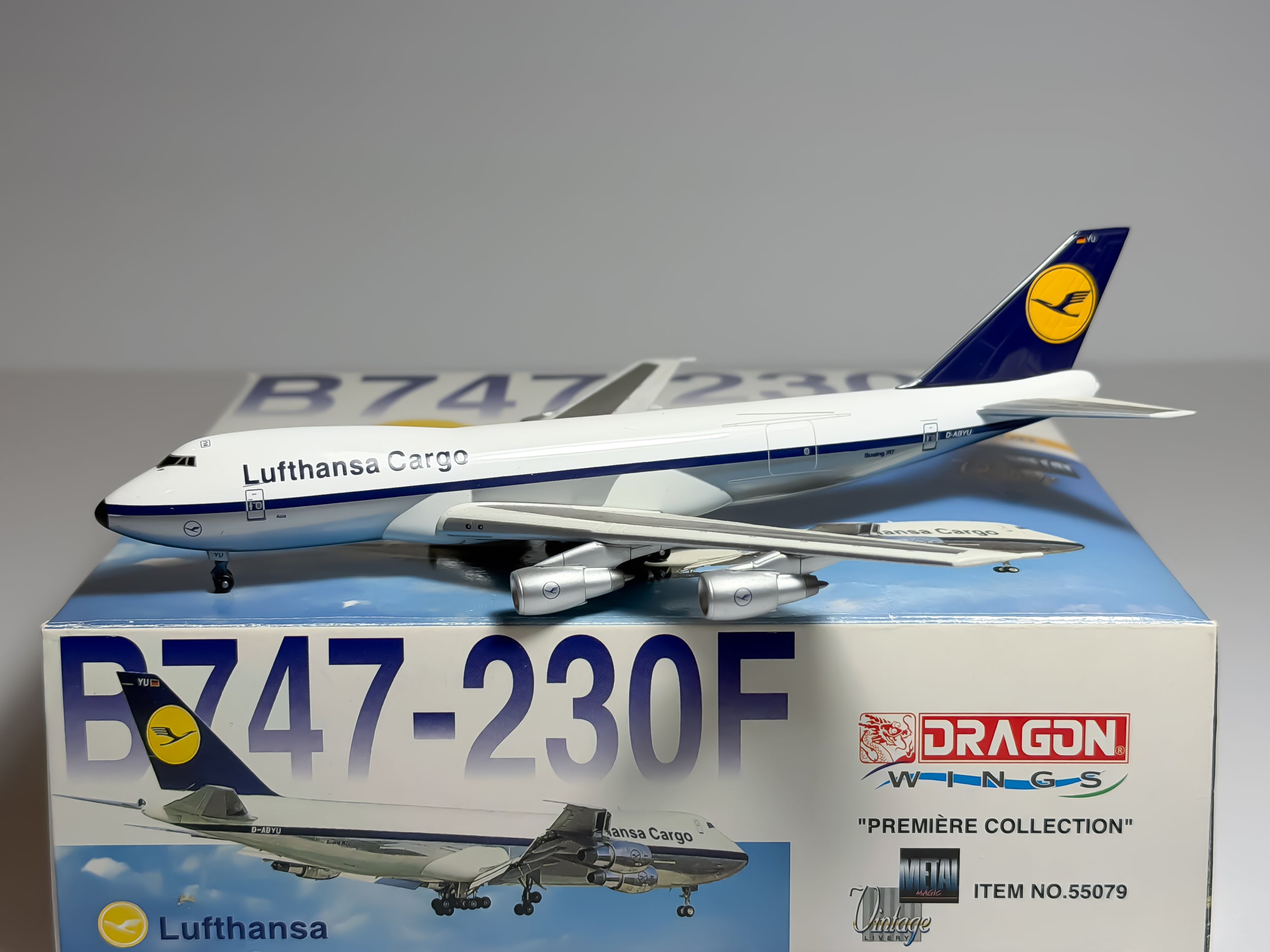 Lufthansa Cargo Boeing 747-200F 1:400 Dragon Wings D-ABYU (55079)