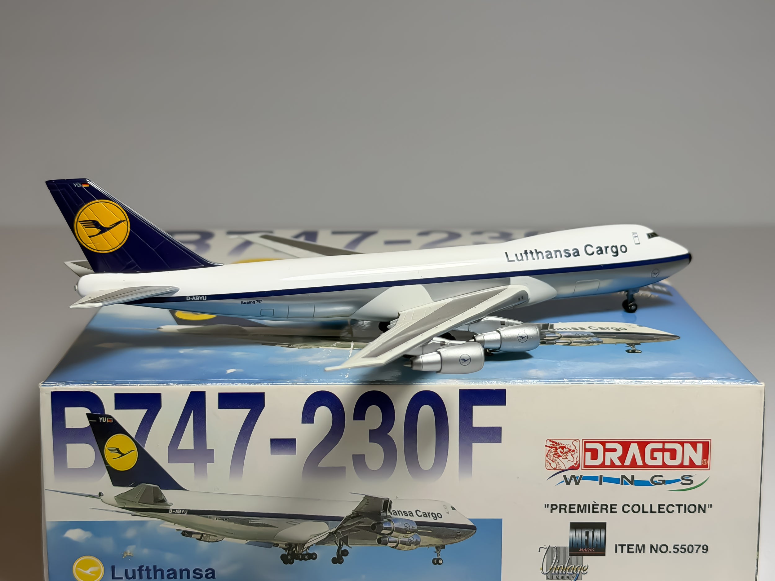 Lufthansa Cargo Boeing 747-200F 1:400 Dragon Wings D-ABYU (55079)