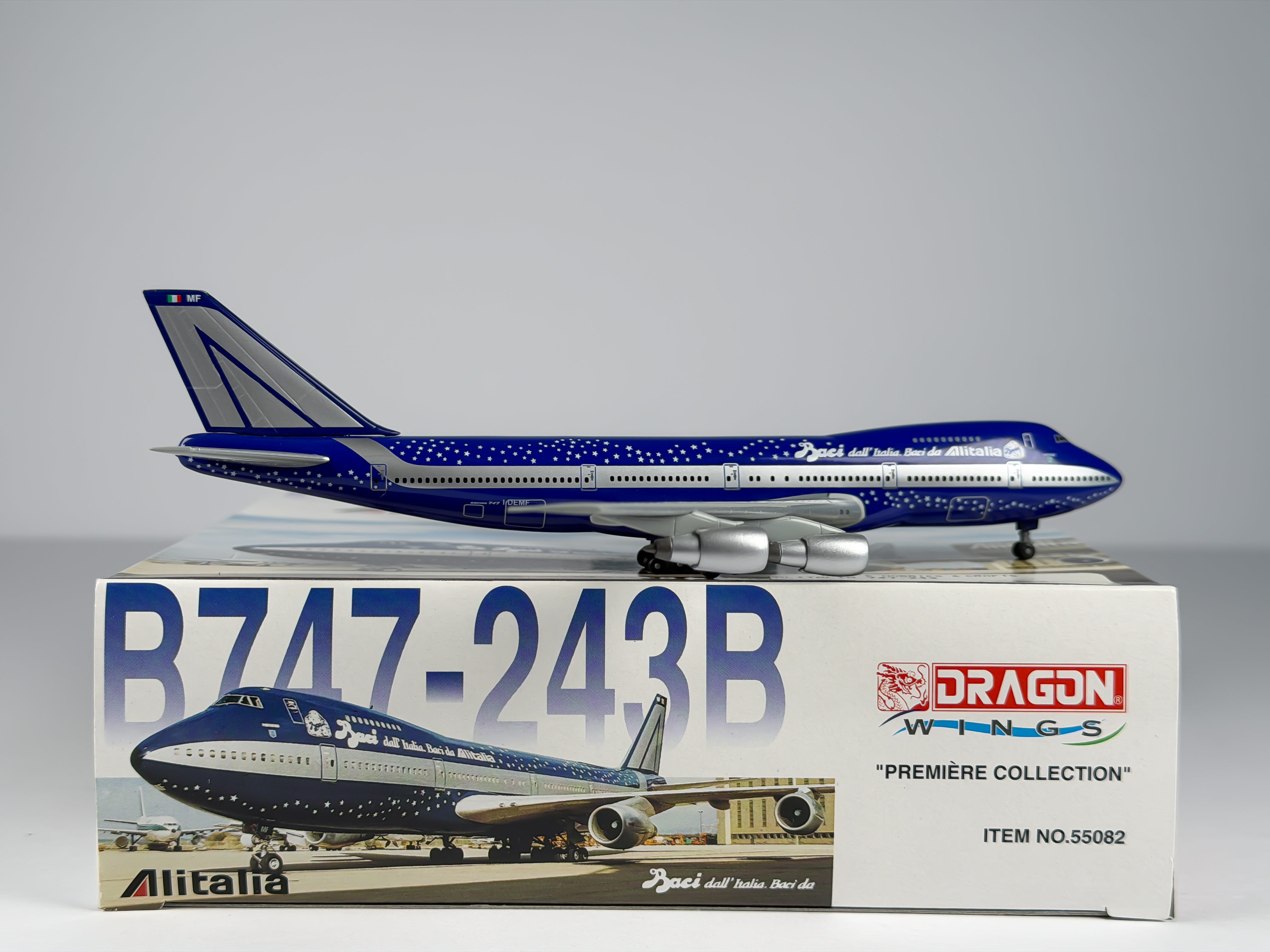 Alitalia Boeing 747-200 1:400 Dragon Wings I-DEMF (55082)