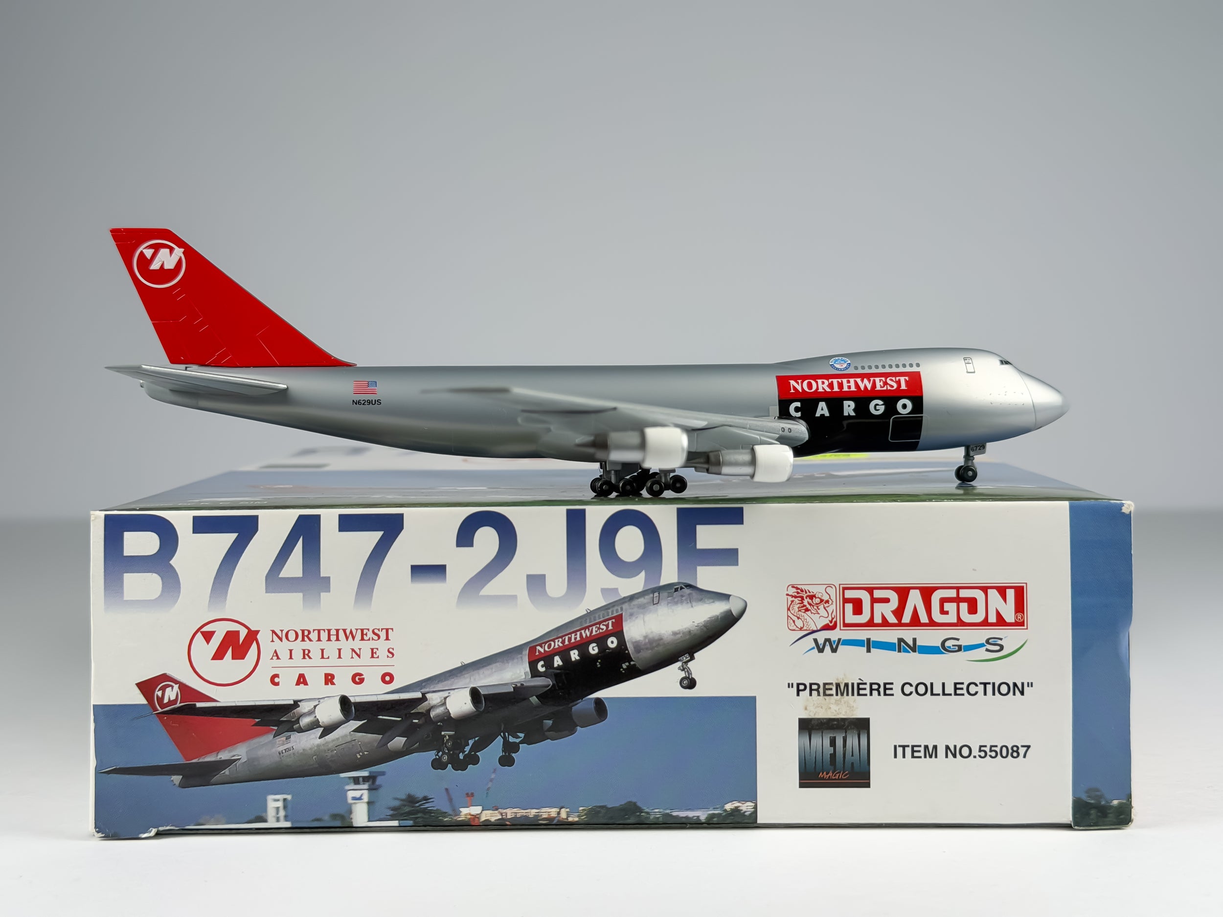 Northwest Cargo Boeing 747-200F 1:400 Dragon Wings N630US (55087)