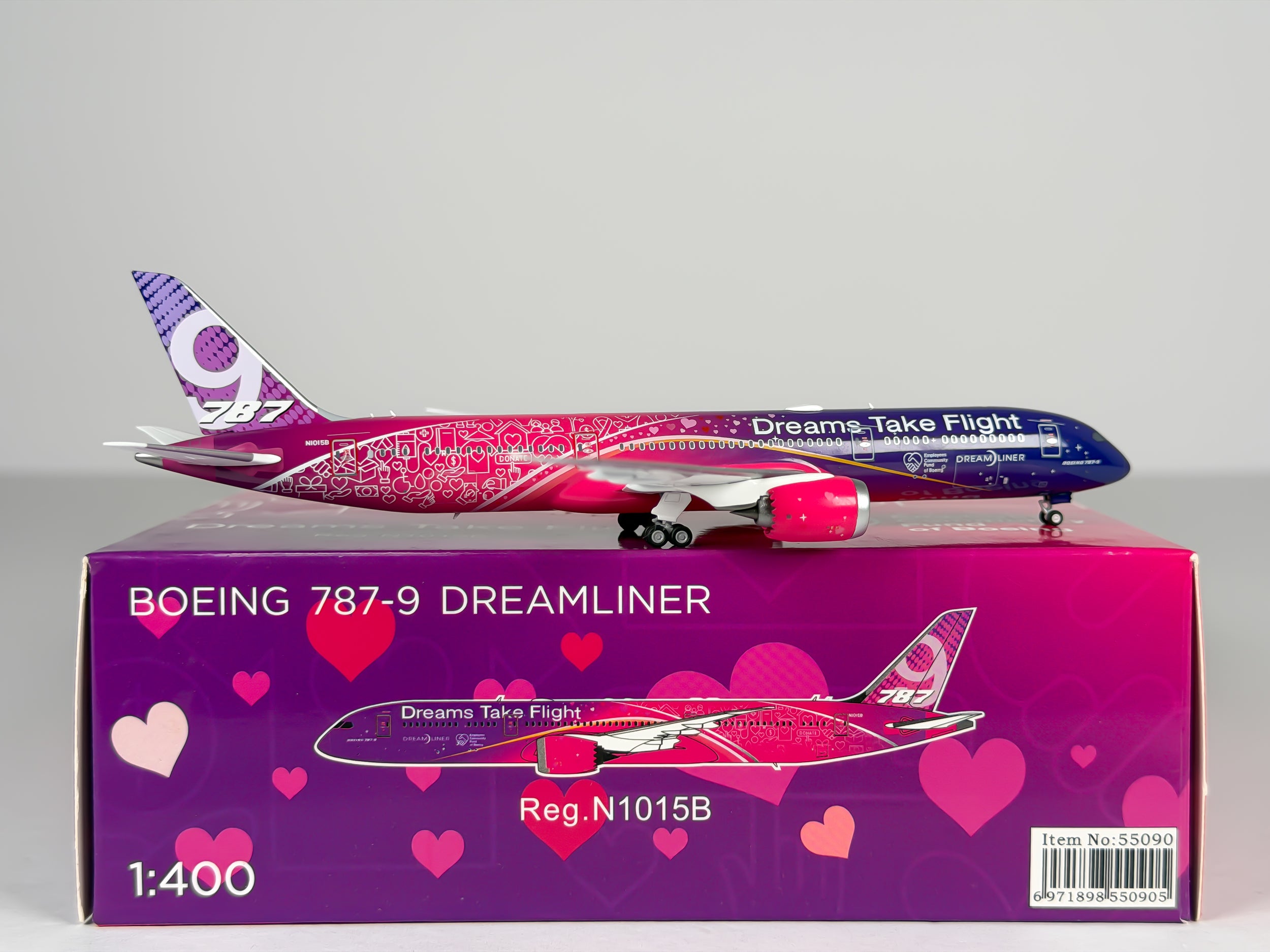 Boeing House Boeing 787-9 1:400 NG Models N1015B (55090)