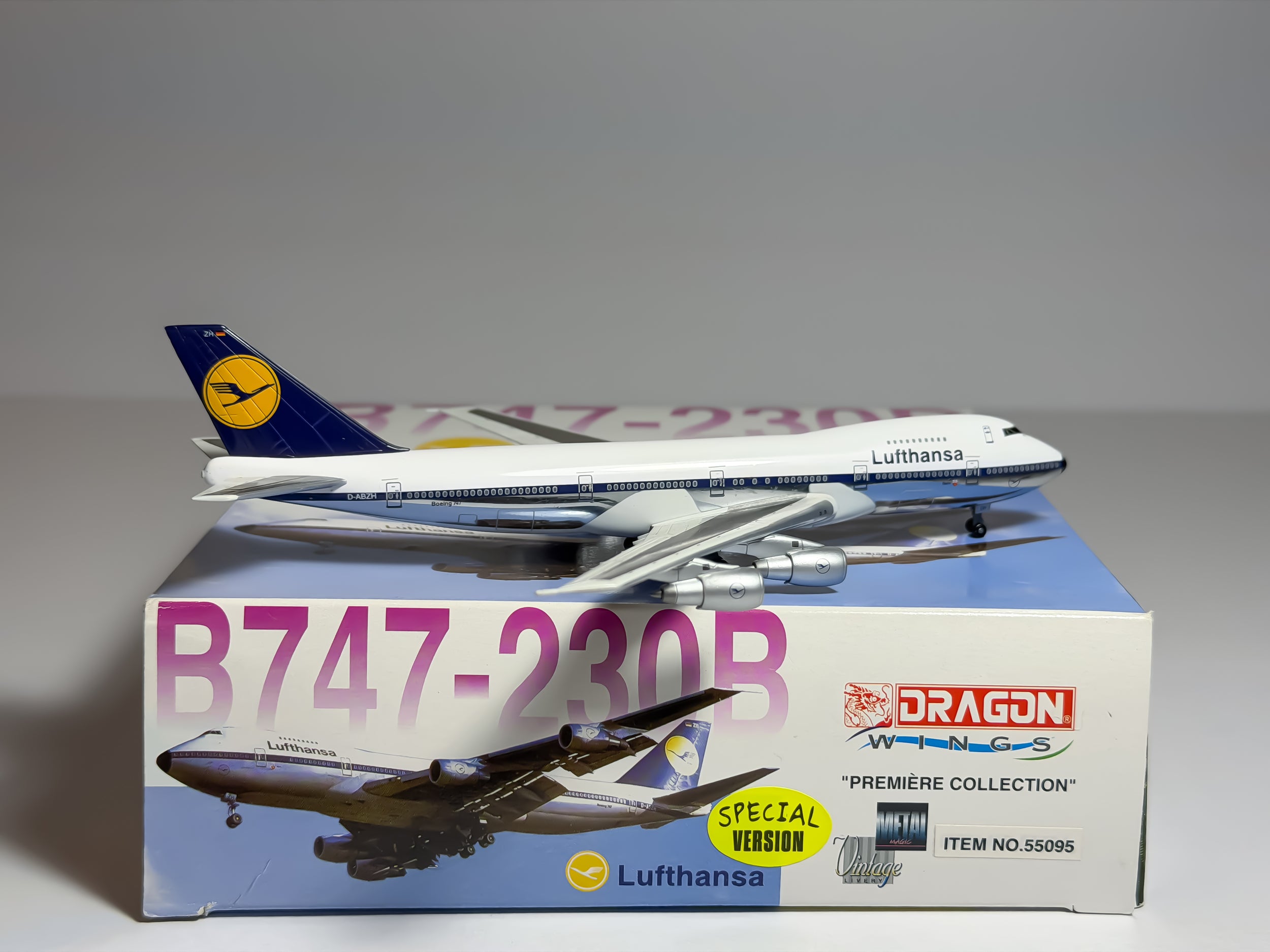 Lufthansa Boeing 747-200 1:400 Dragon Wings D-ABZH (55095)
