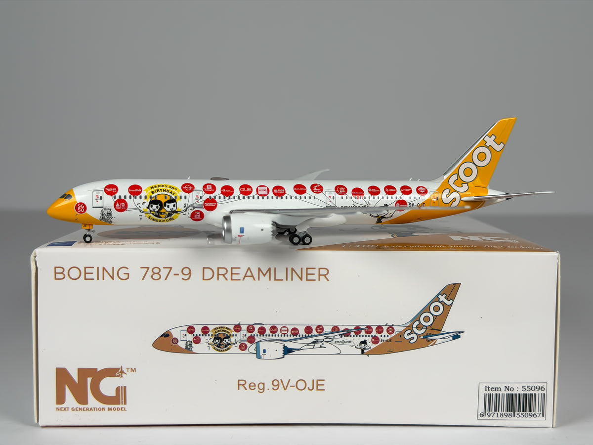 Scoot Boeing 787-9 1:400 NG Models 9V-OJE (55096)