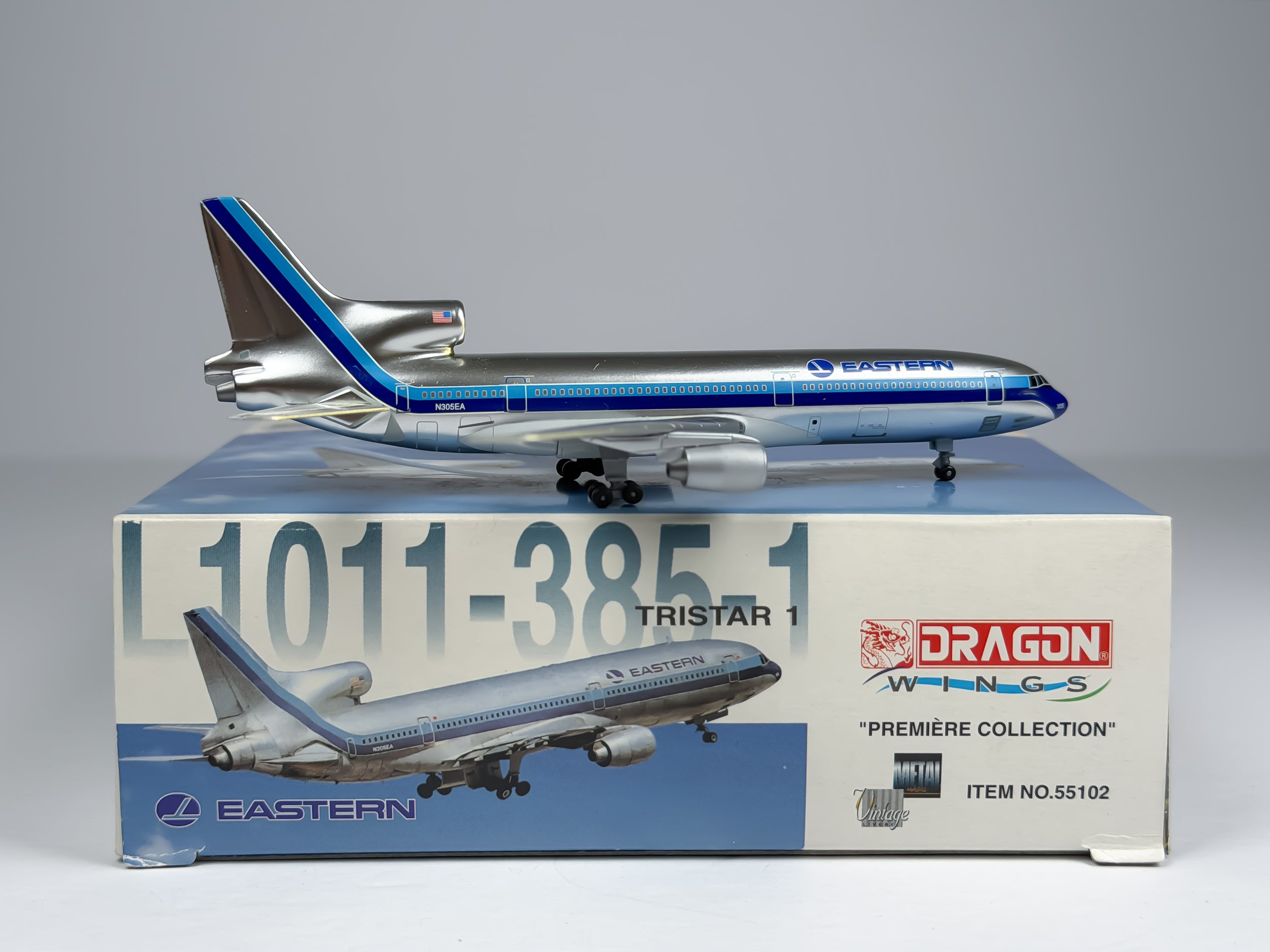 Eastern Air Lines Lockheed L-1011 1:400 Dragon Wings N305EA (55102)