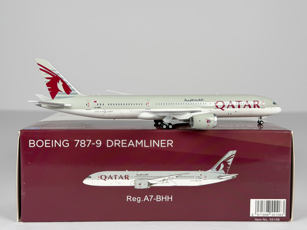Qatar Airways Boeing 787-9 1:400 NG Models A7-BHH (55106)