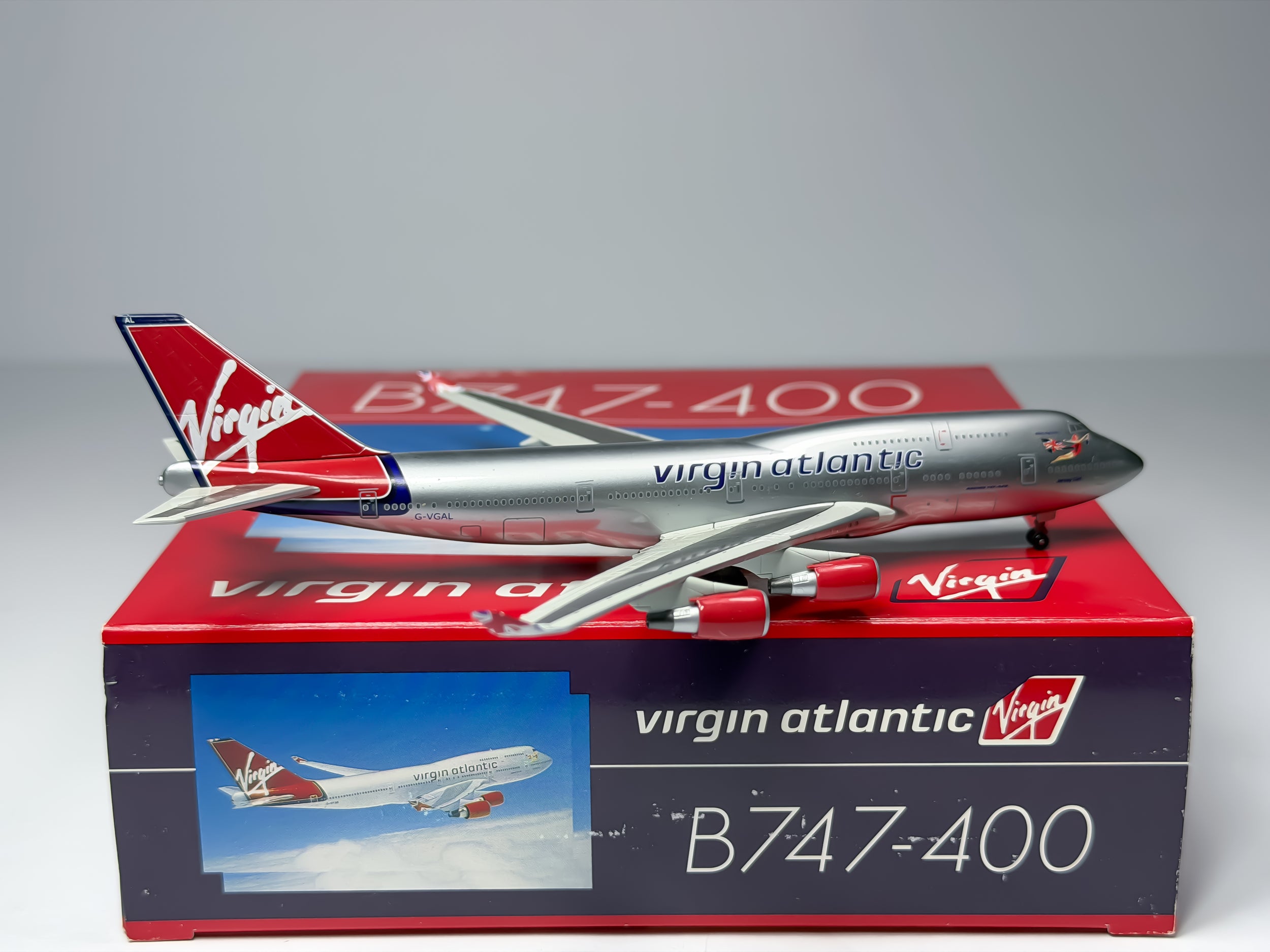 Virgin Atlantic Boeing 747-400 1:400 Dragon Wings G-VGAL (55108)