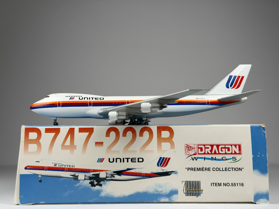 United Airlines Boeing 747-200 1:400 Dragon Wings N152UA (55116)