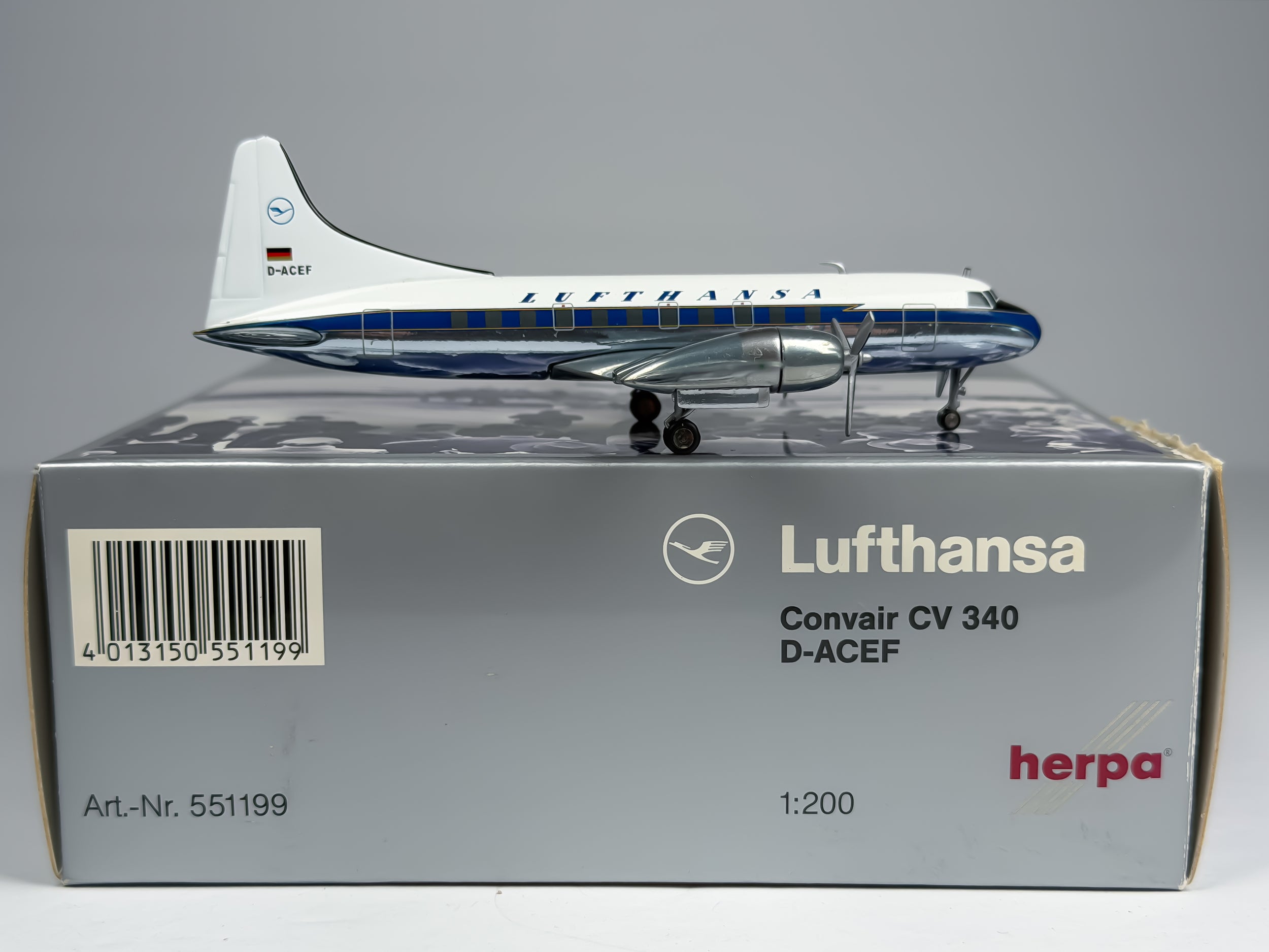 Lufthansa Convair CV-340 1:200 Herpa D-ACEF (551199)