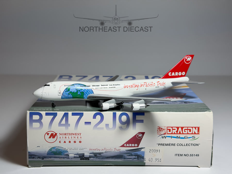 Northwest Cargo Boeing 747-200F 1:400 Dragon Wings N643NW (55149)