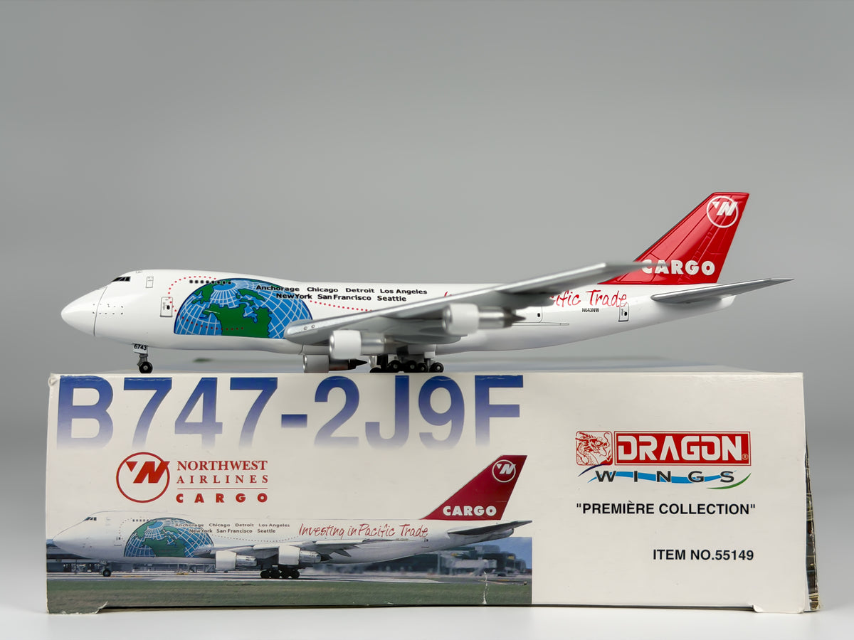 Northwest Cargo Boeing 747-200F 1:400 Dragon Wings N643NW (55149)
