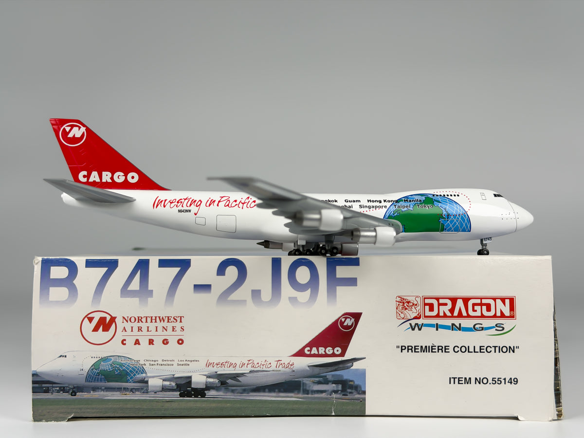 Northwest Cargo Boeing 747-200F 1:400 Dragon Wings N643NW (55149)
