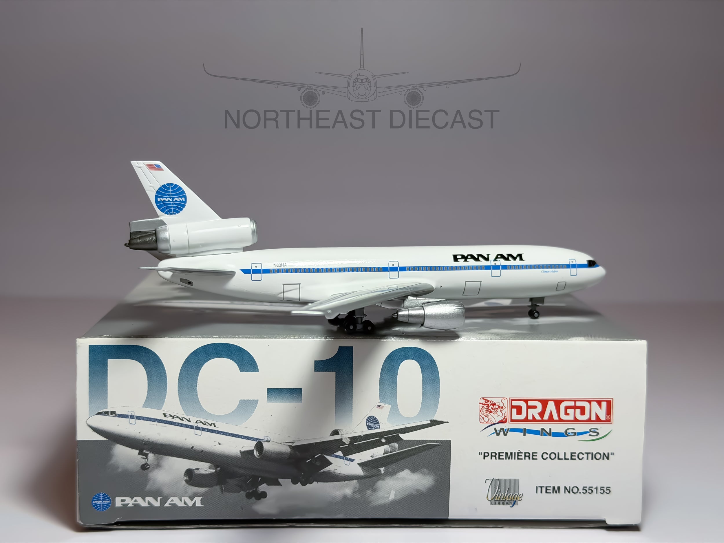 Pan American McDonnell Douglas DC-10-10 1:400 Dragon Wings N60NA (55155)