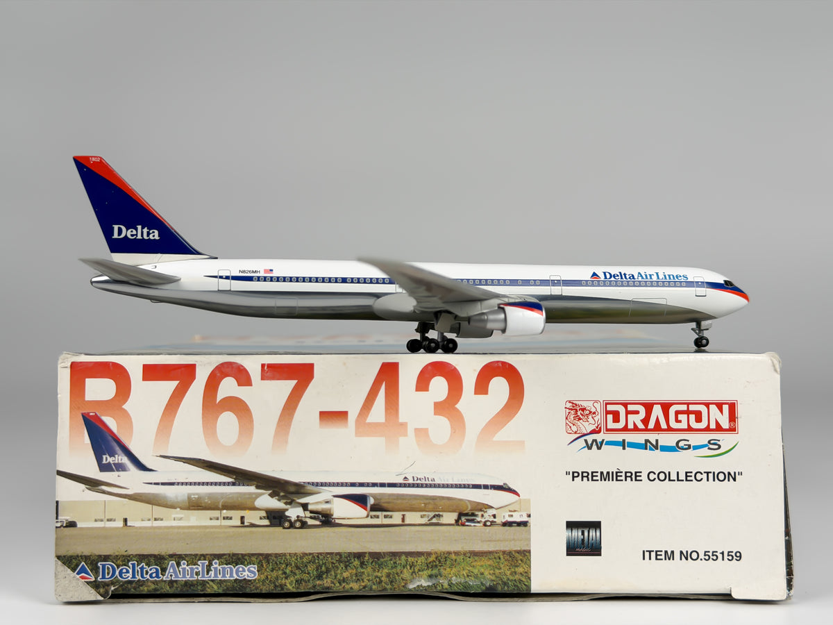 Delta Air Lines Boeing 767-400 1:400 Dragon Wings N826MH (55159)