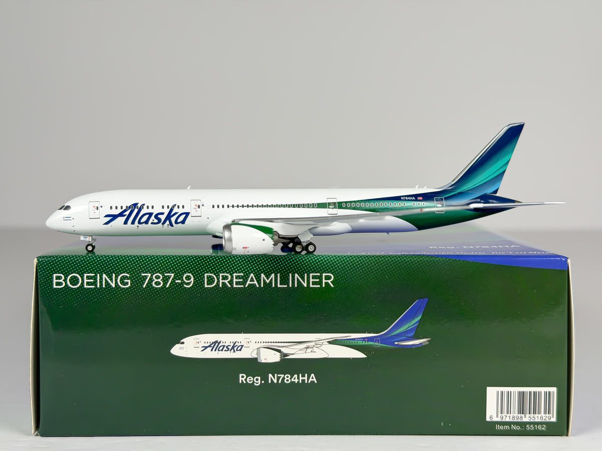 Alaska Airlines Boeing 787-9 1:400 NG Models N784HA (55162)