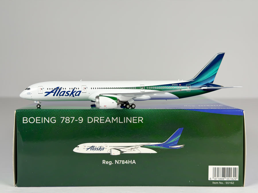 Alaska Airlines Boeing 787-9 1:400 NG Models N784HA (55162)