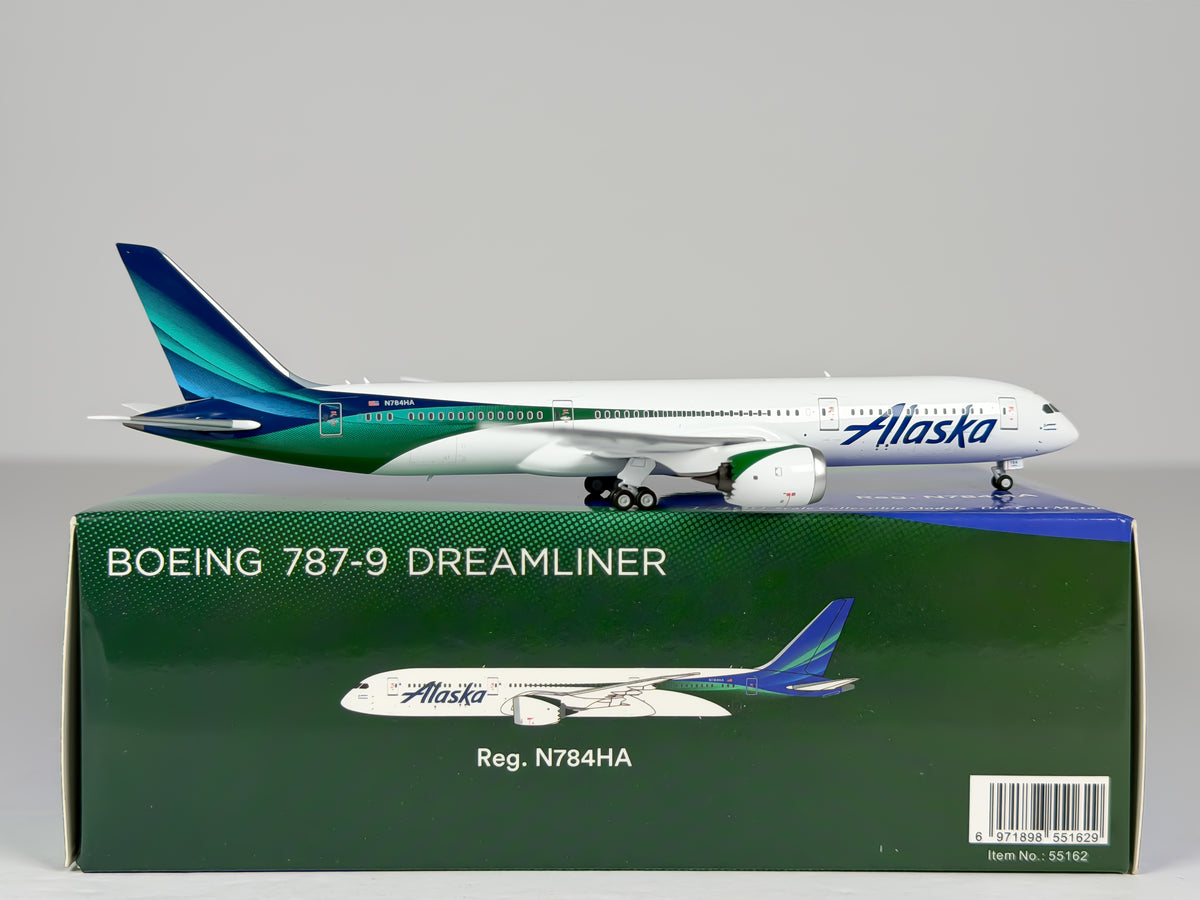 Alaska Airlines Boeing 787-9 1:400 NG Models N784HA (55162)