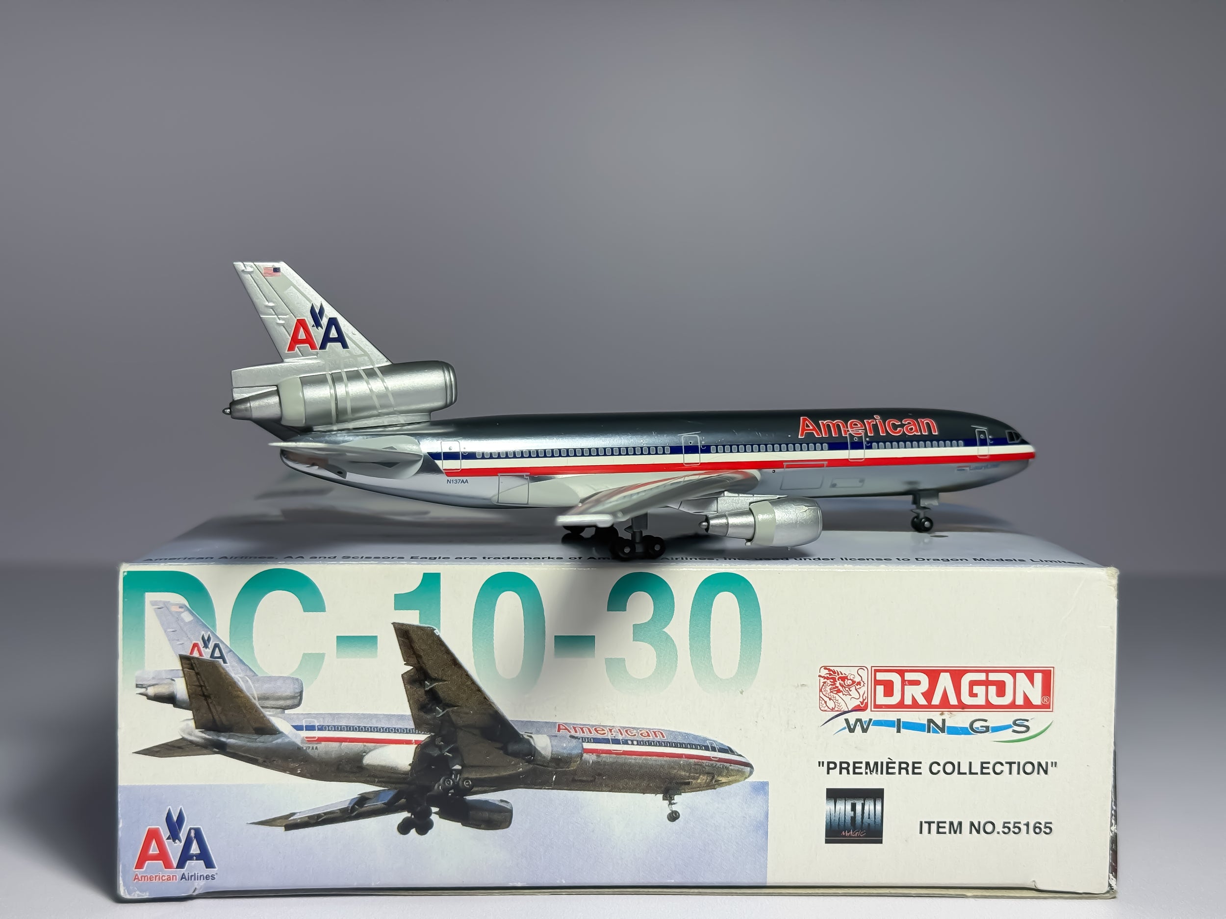 American Airlines McDonnell Douglas DC-10-30 1:400 Dragon Wings N137AA (55165)