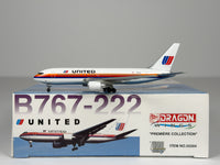 United Airlines Boeing 767-200 1:400 Dragon Wings N610UA (55204)