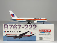 United Airlines Boeing 767-200 1:400 Dragon Wings N610UA (55204)