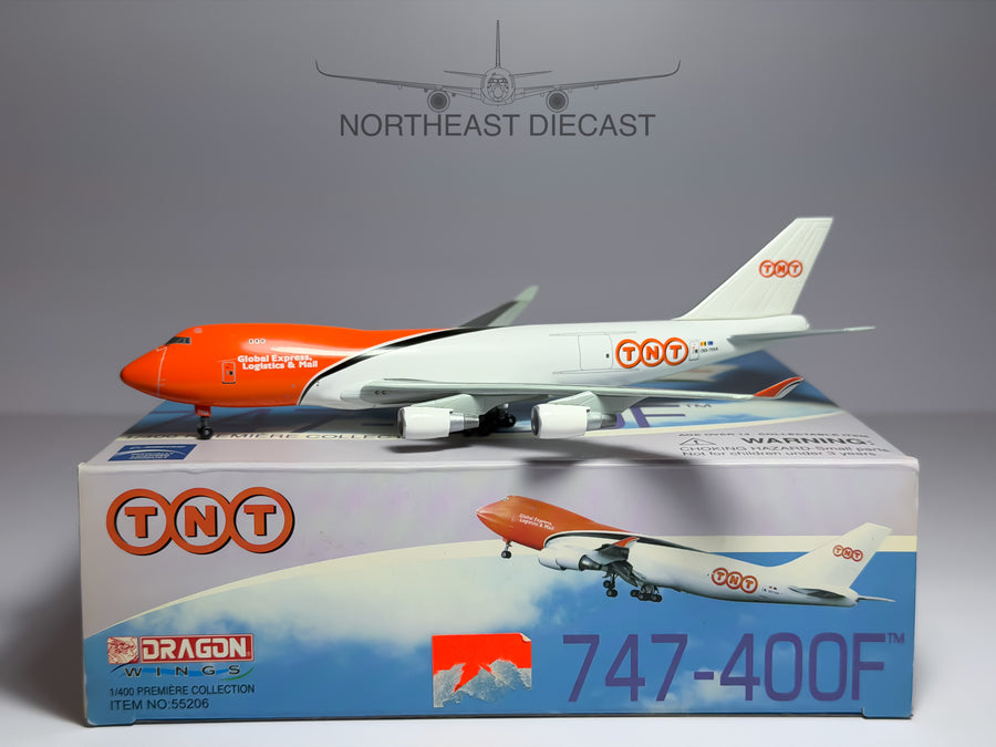 TNT Boeing 747-400F 1:400 Dragon Wings OO-THA (55206)
