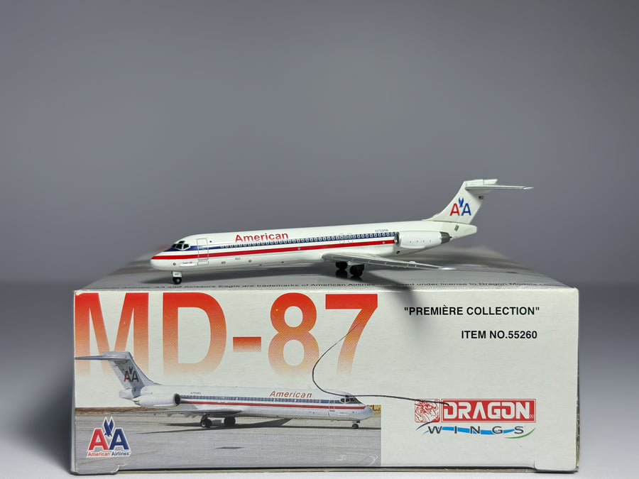 American Airlines McDonnell Douglas MD-87 1:400 Dragon Wings N753RA (55260)