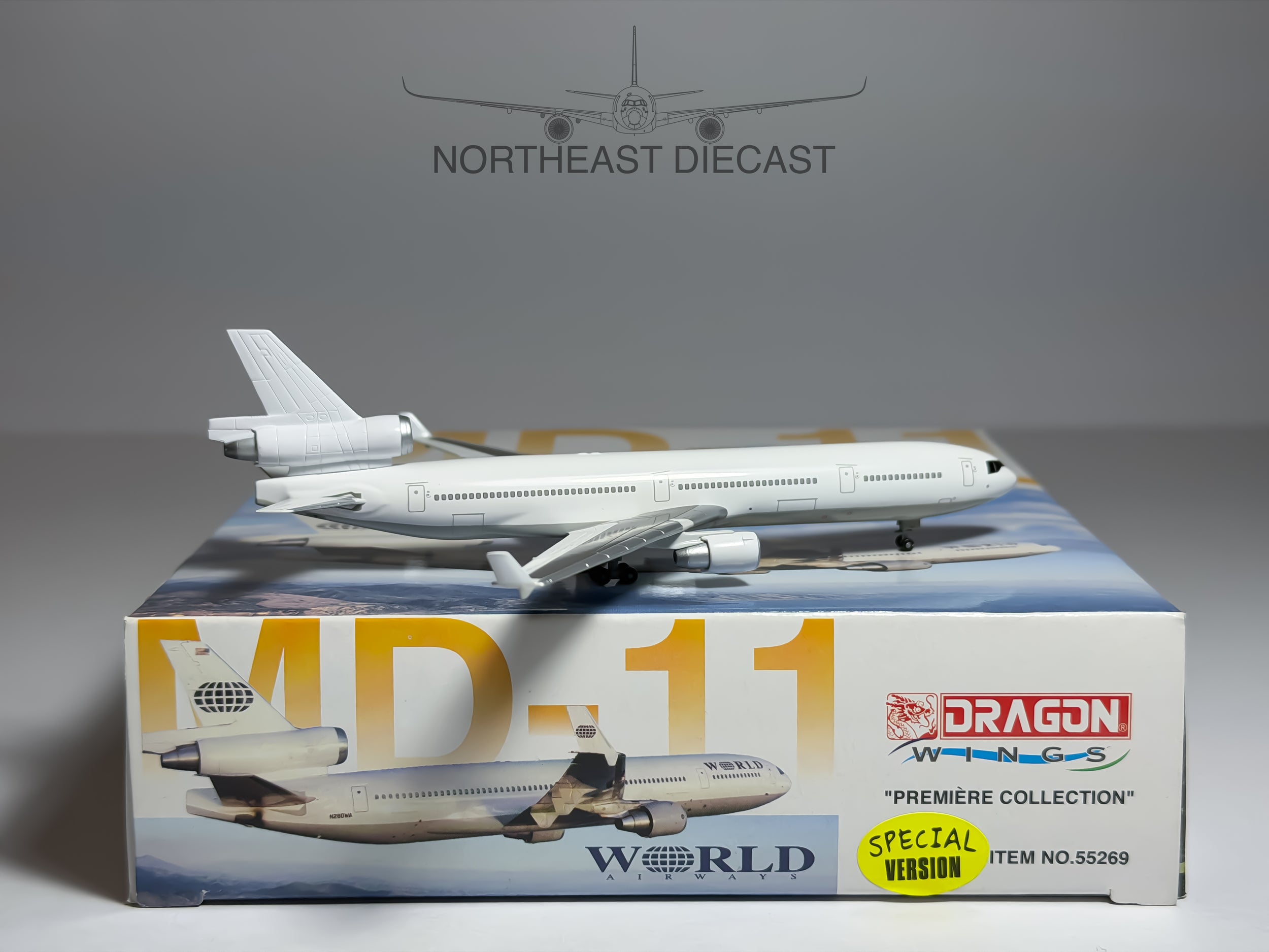 World Airways McDonnell Douglas MD-11 1:400 Dragon Wings N271WA (55269)