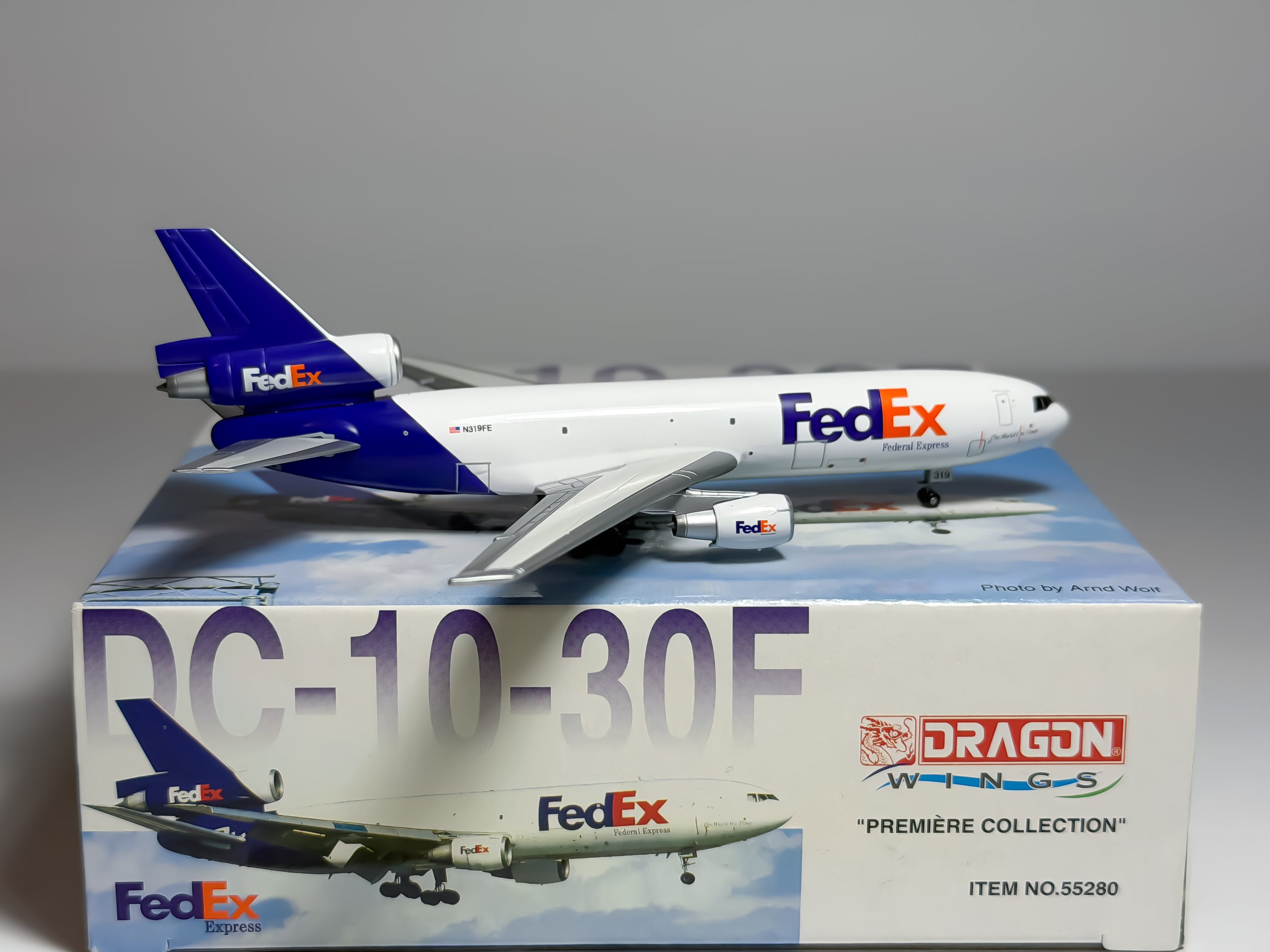 FedEx Express McDonnell Douglas DC-10-30F 1:400 Dragon Wings N319FE (55280)