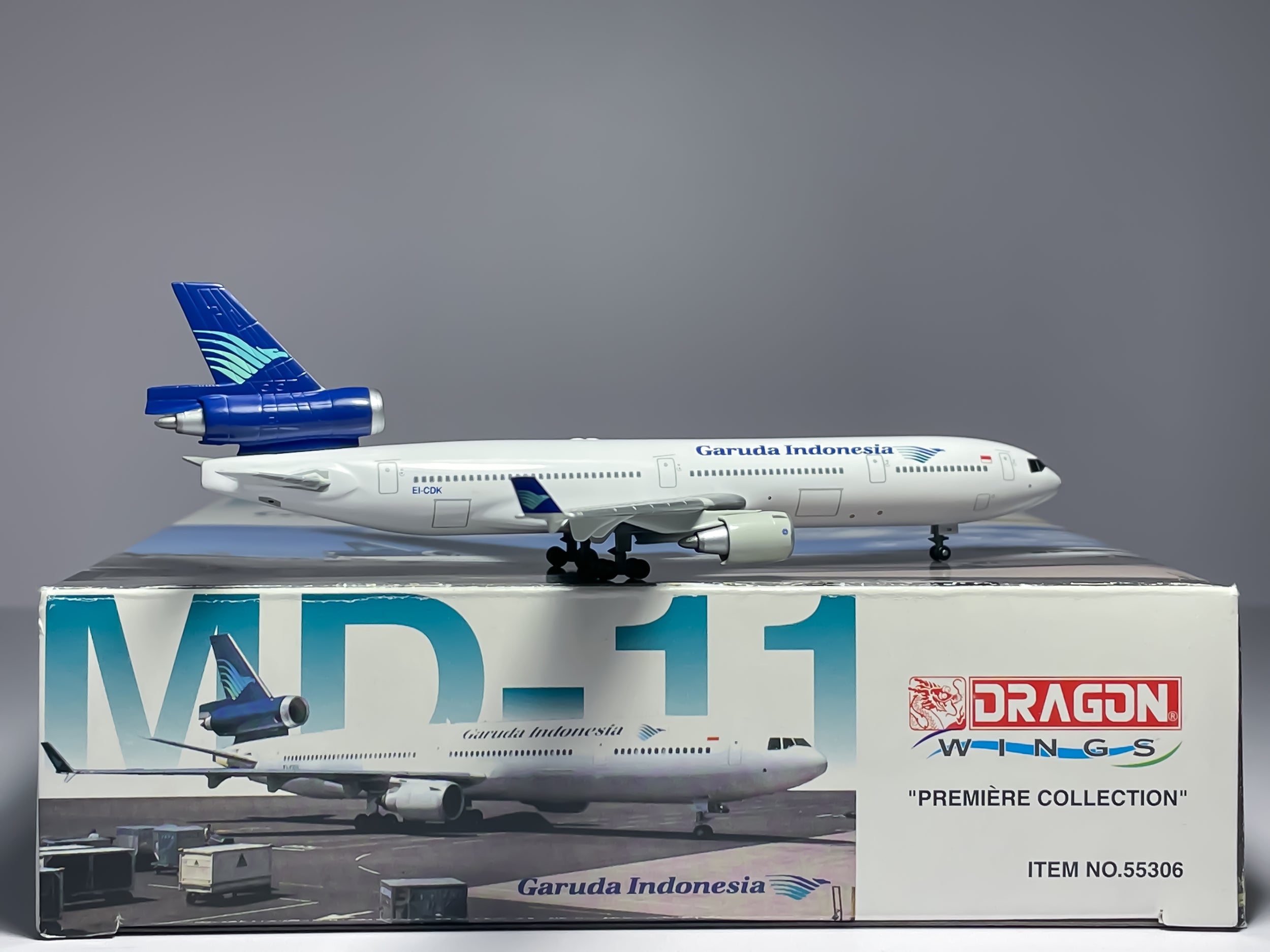Garuda Indonesia McDonnell Douglas MD-11 1:400 Dragon Wings EI-CDK (55306)