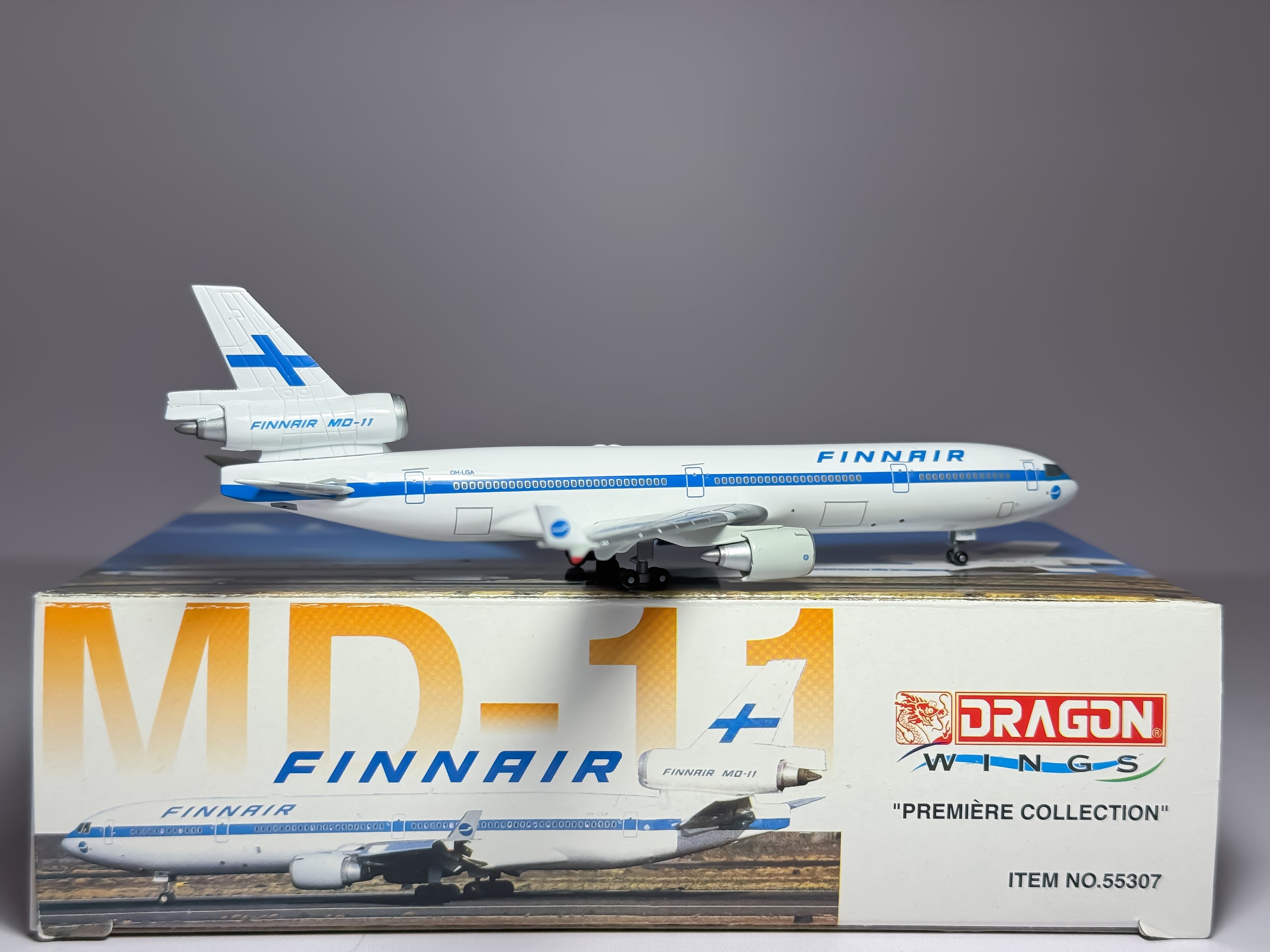 Finnair McDonnell Douglas MD-11 1:400 Dragon Wings OH-LGA (55307)