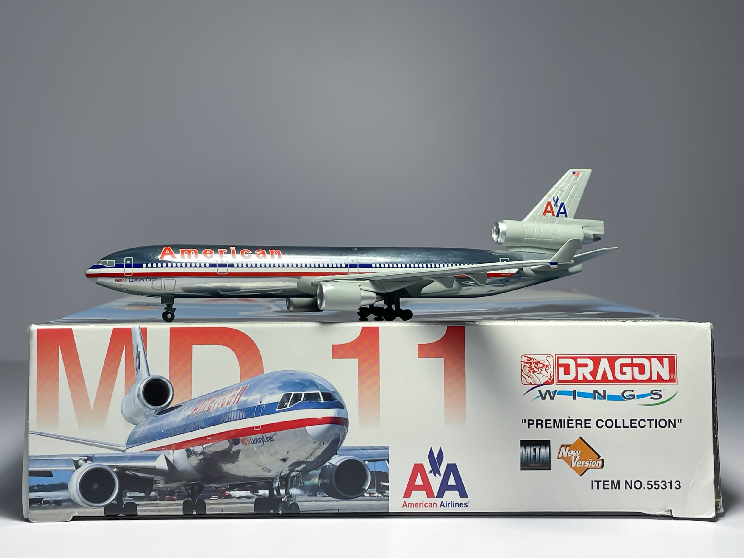 American Airlines McDonnell Douglas MD-11 1:400 Dragon Wings N1758B (55313)